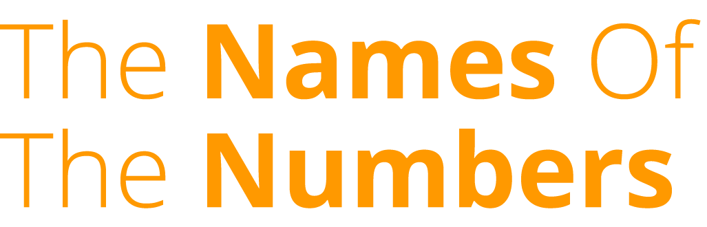 Die Namen der Nummern